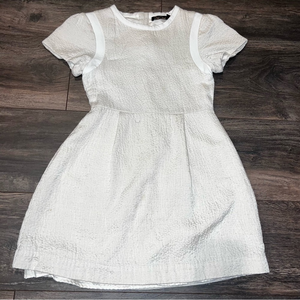 Pale Cloud Silk Dress